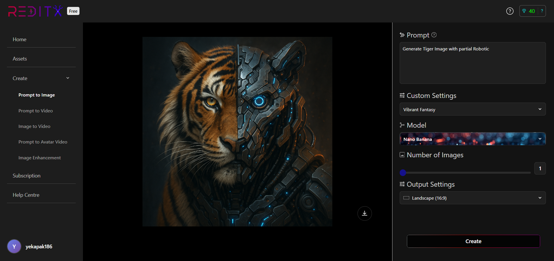 ReditX product screenshot