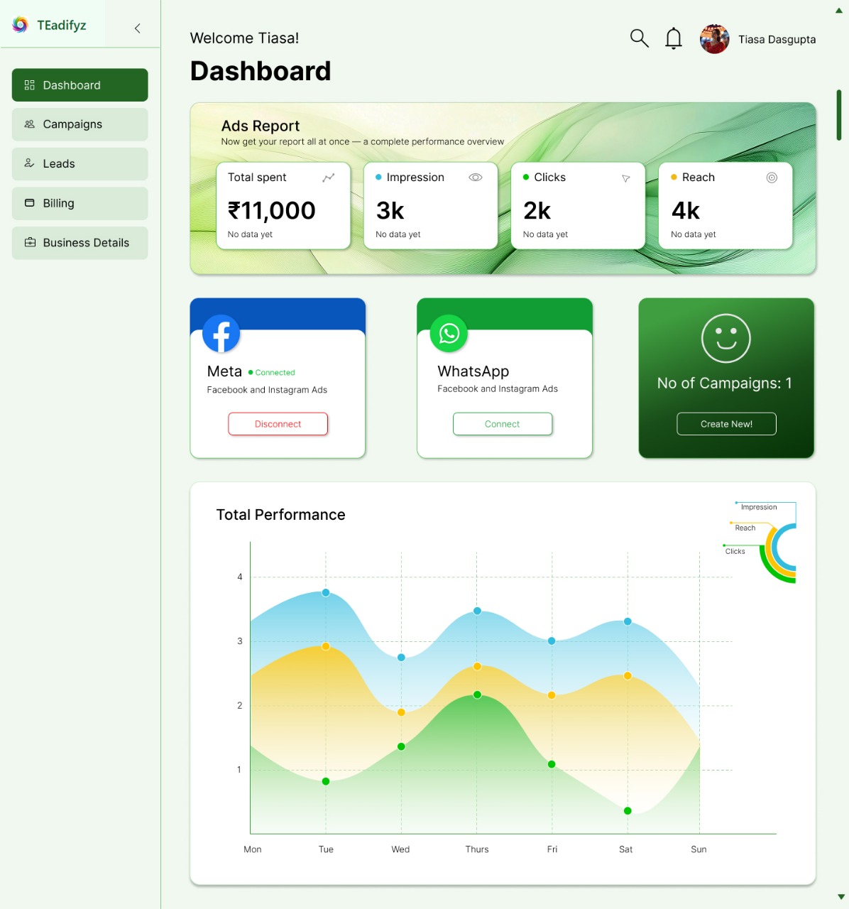 TEadifyz AI product screenshot